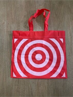 Two Target Red with White Reusable Bag